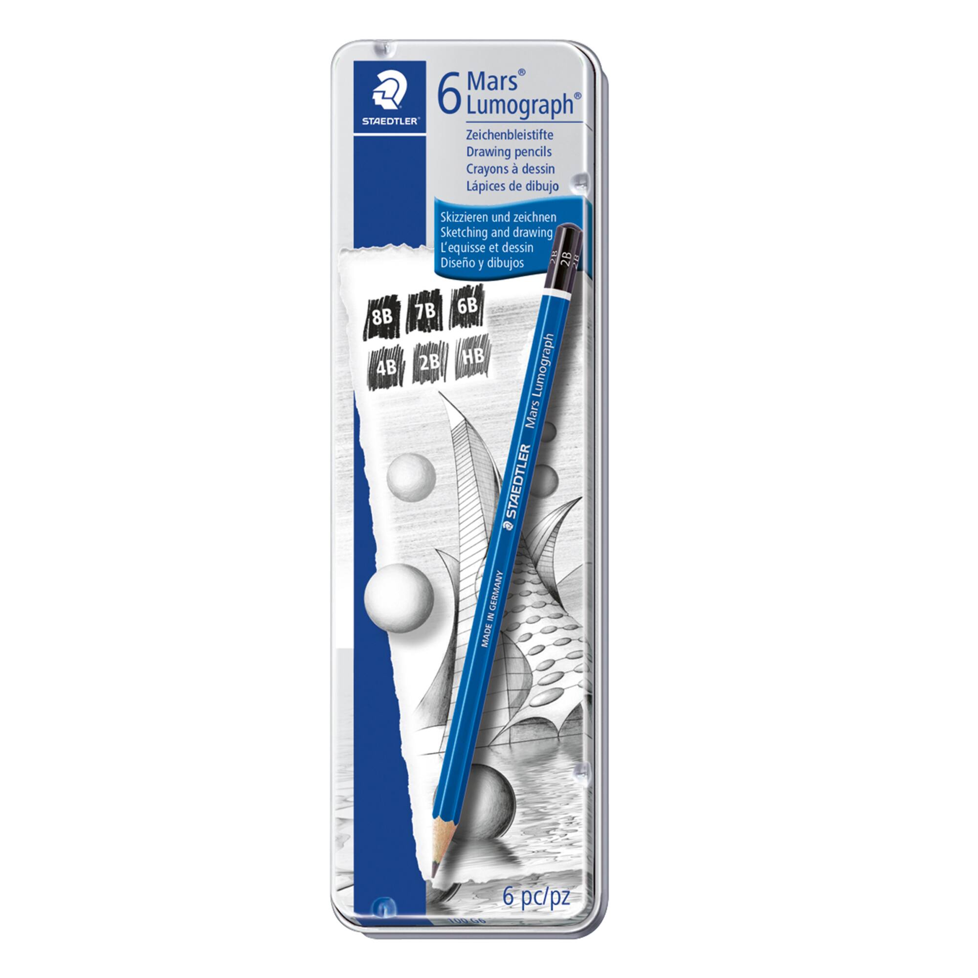 10 Packs: 6 ct. (60 total) Staedtler® Mars® Lumograph® Drawing Pencils